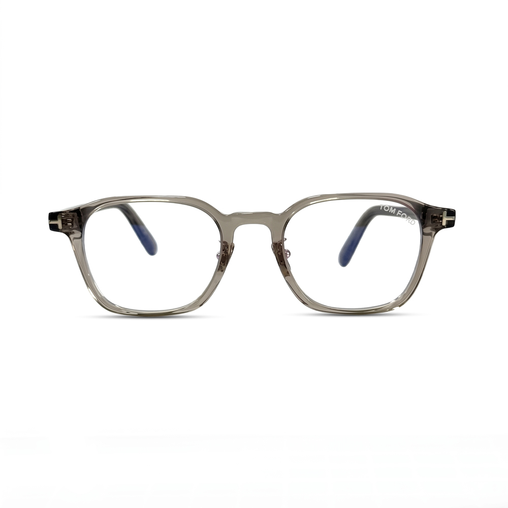 【TOM FORD】TF-6012-K-B-50045 方框光學眼鏡♦(透茶)