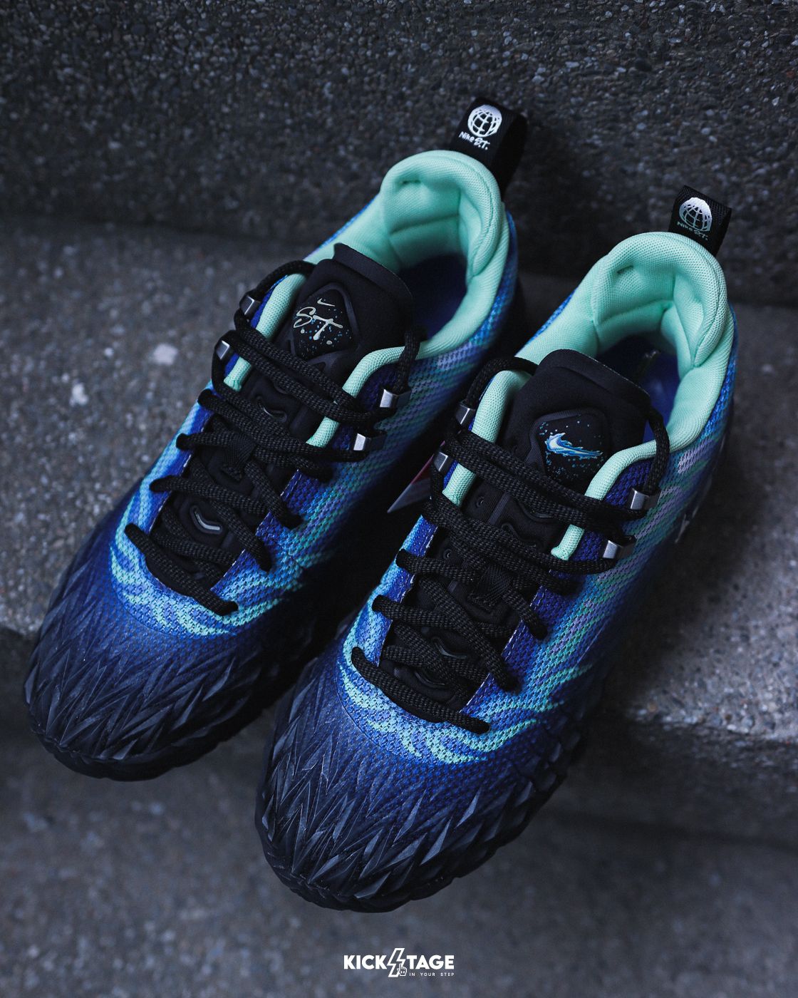 [限量商品不退換] 男鞋 NIKE S.T. CHARGE EP 黑藍 火焰 實戰鞋 籃球鞋【IW1897-400】康寧漢 XDR-X