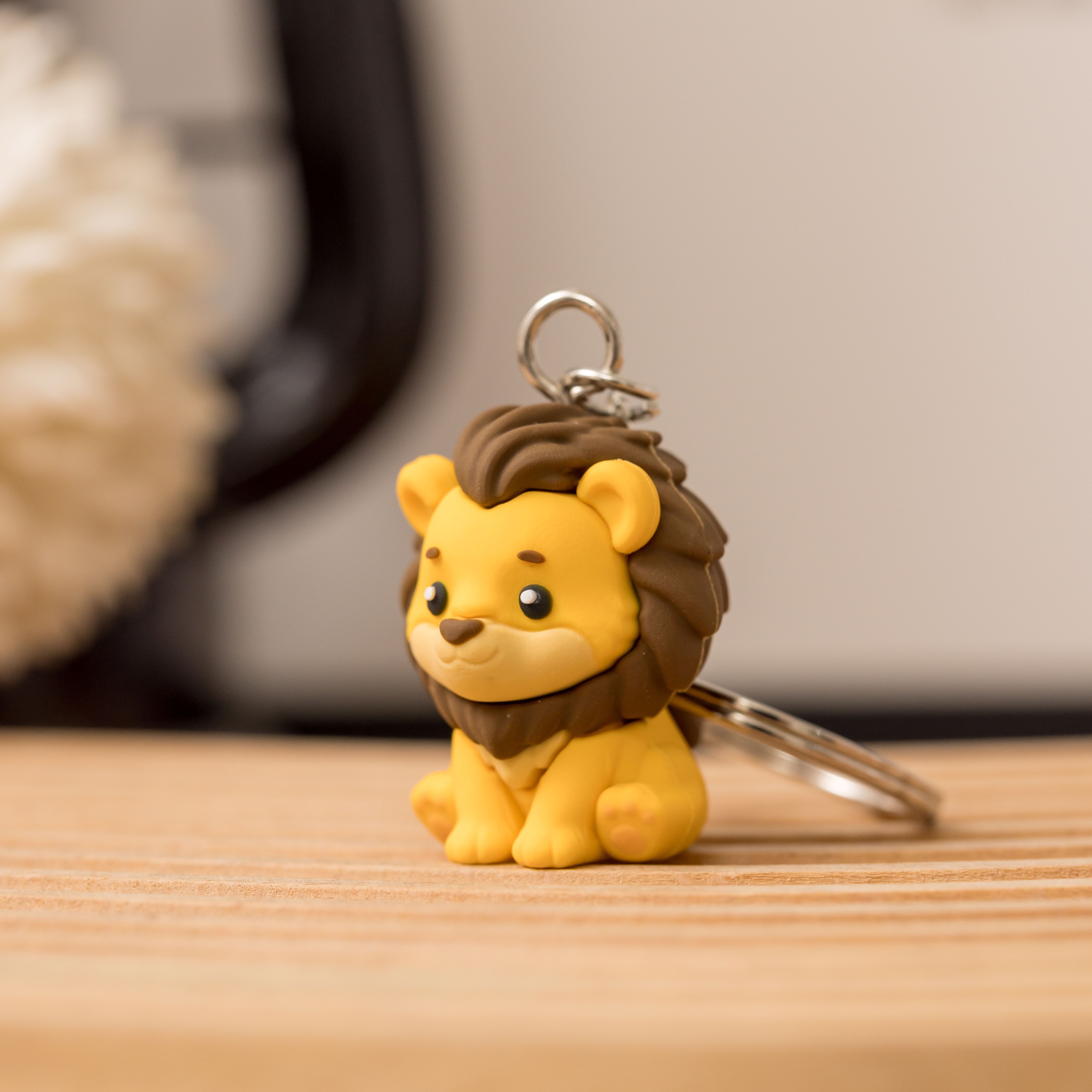 動物王國展 鑰匙圈《獅子》