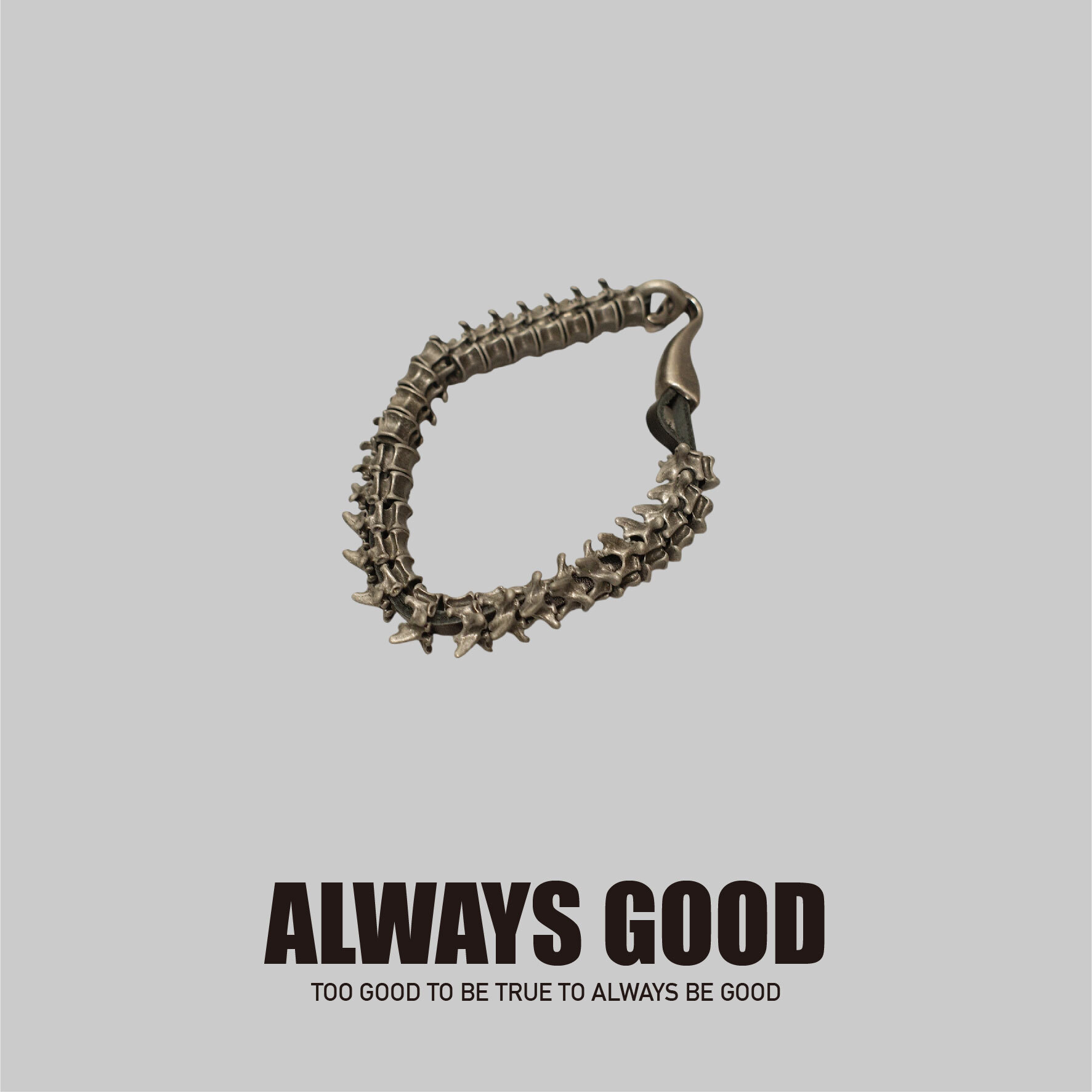 『Always_Good』龍骨 脊椎 彈性尺寸 手鏈