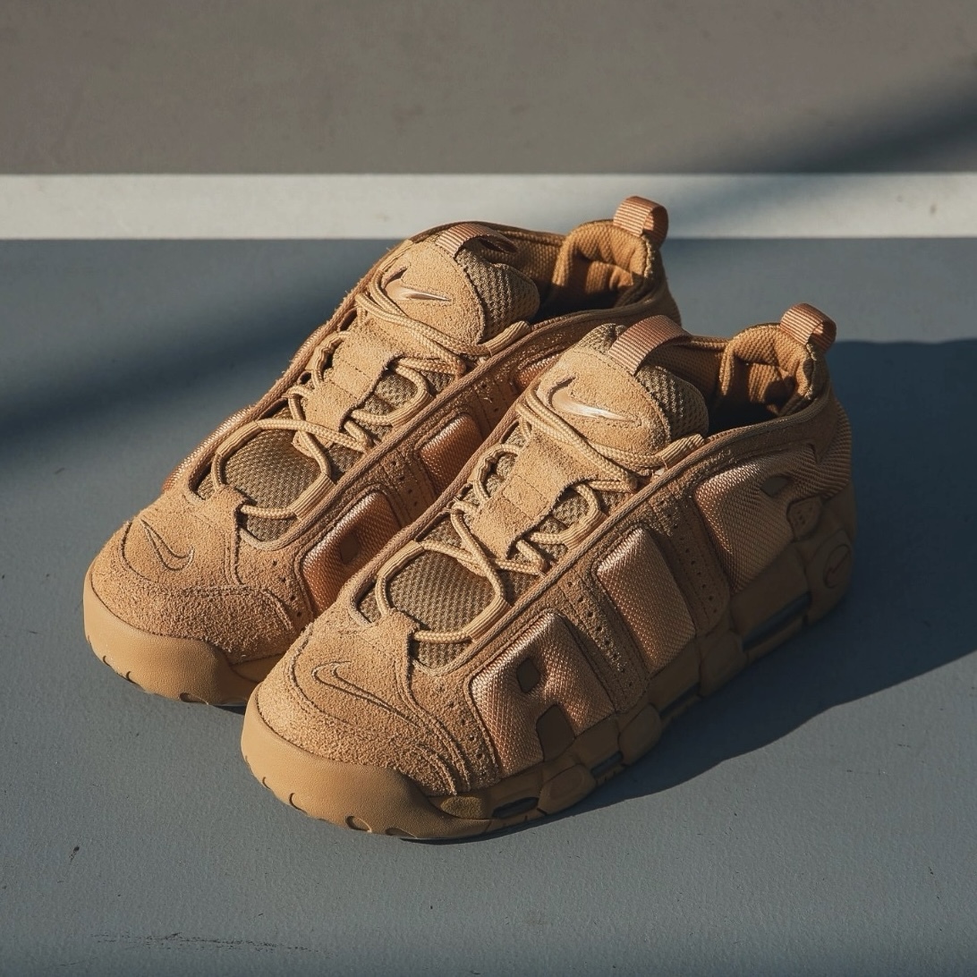 NIKE AIR MORE UPTEMPO LOW 小麥色 大地色 卡其 大AIR 氣墊鞋 男鞋 IM6649-700
