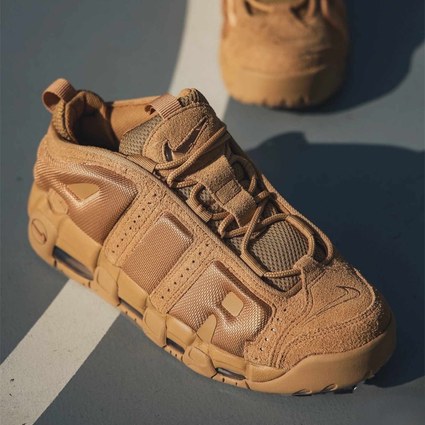 NIKE AIR MORE UPTEMPO LOW 小麥色 大地色 卡其 大AIR 氣墊鞋 男鞋 IM6649-700