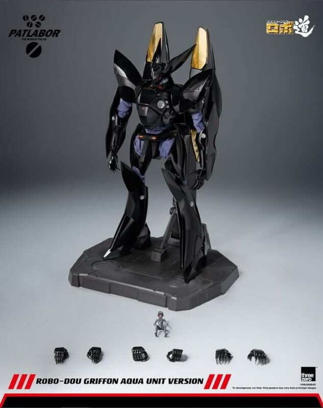 預購27/Q1 Threezero 代理版 可動 ROBO-DOU 機動警察 鷹頭獅 葛里風 水中型態 24.9cm