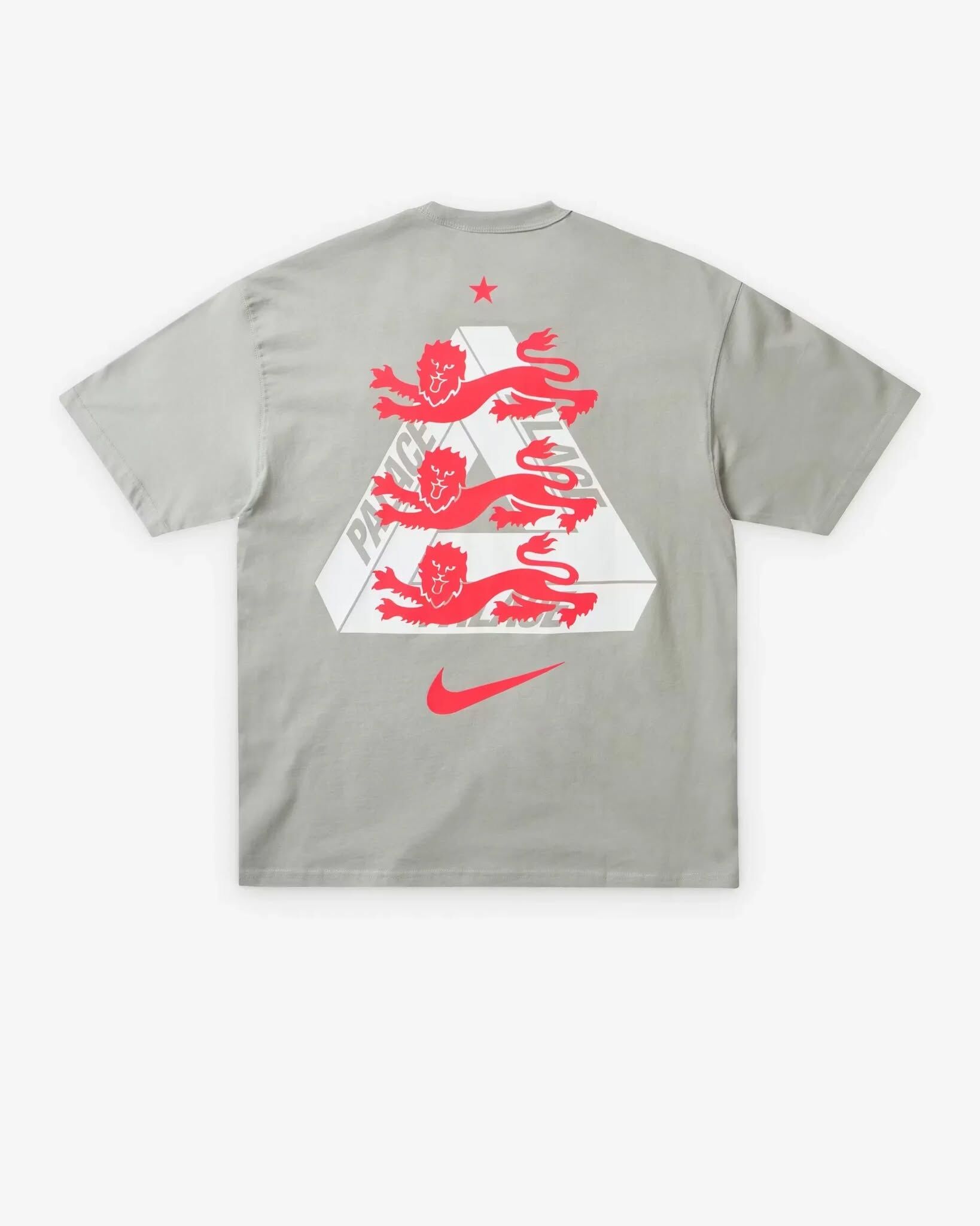限量現貨  Palace x Nike England Cryoshot  pewter grey Tee