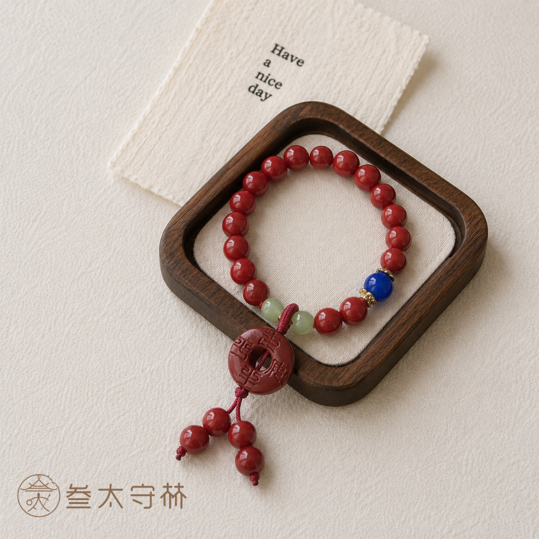 朱砂福運系列手珠