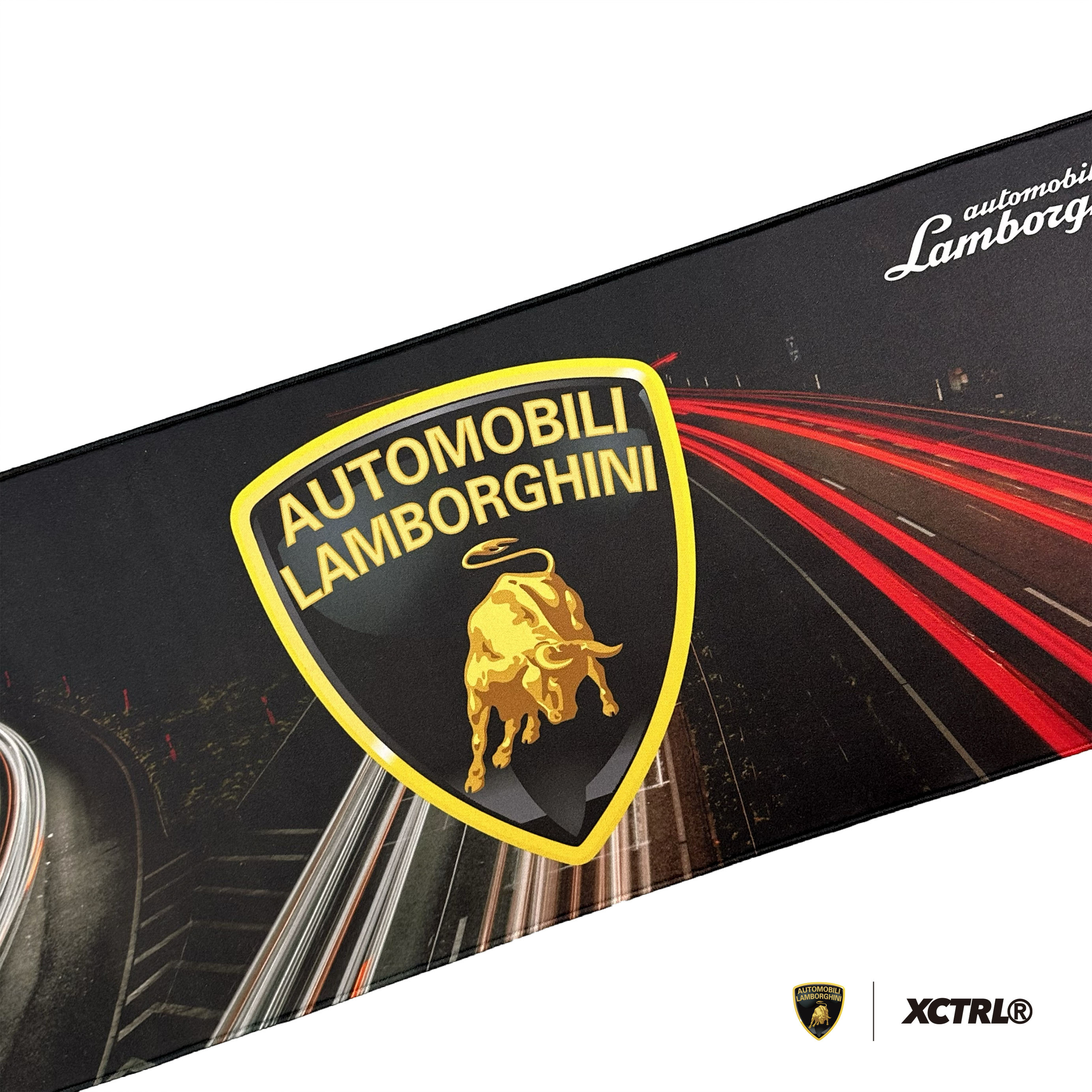 XCTRL®┃Lamborghini 山道光軌滑鼠桌墊┃辦公電腦 電競