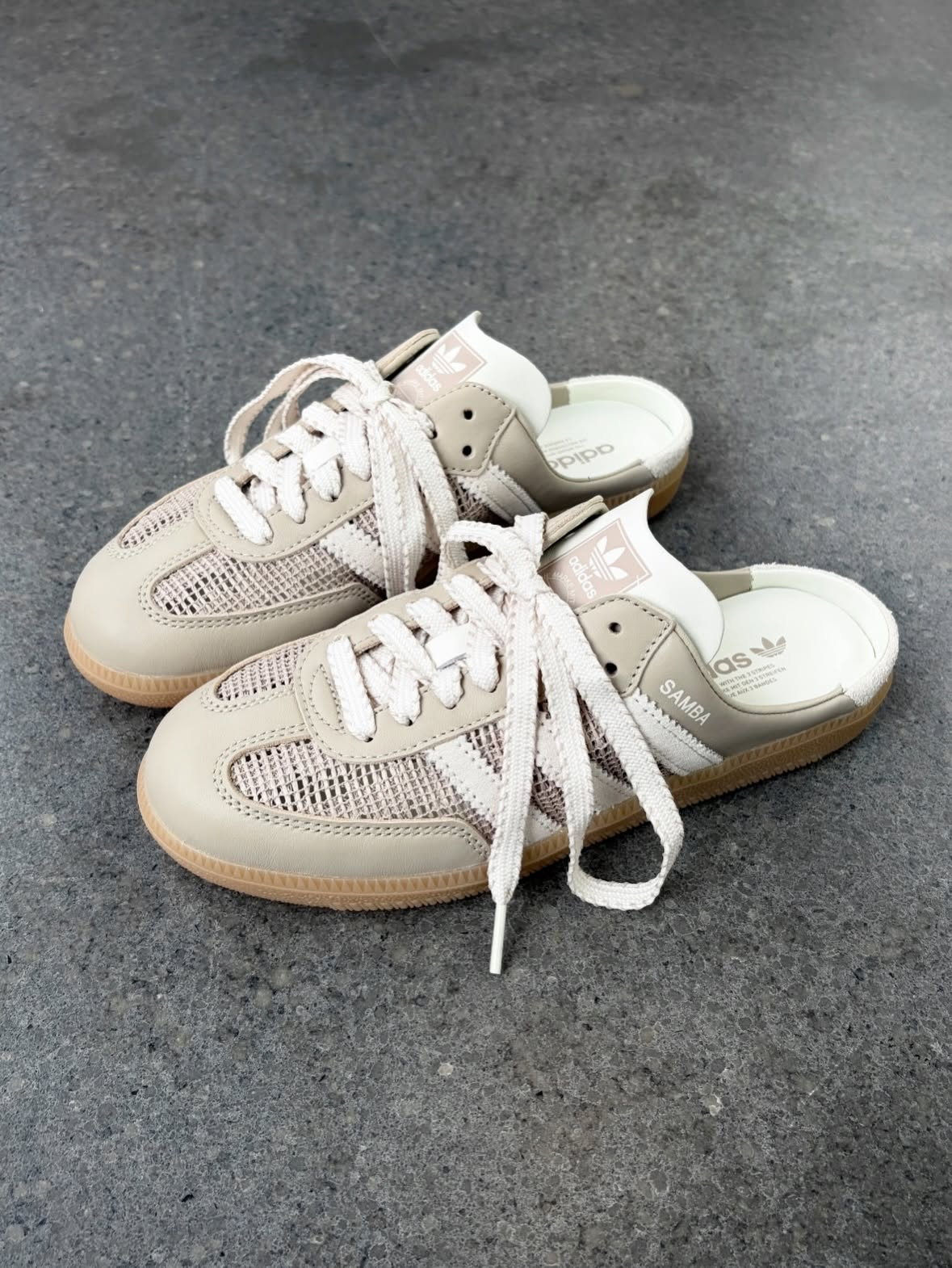 ADIDAS WMS SAMBA MULE 鏤空穆勒鞋 [兩色限定!]