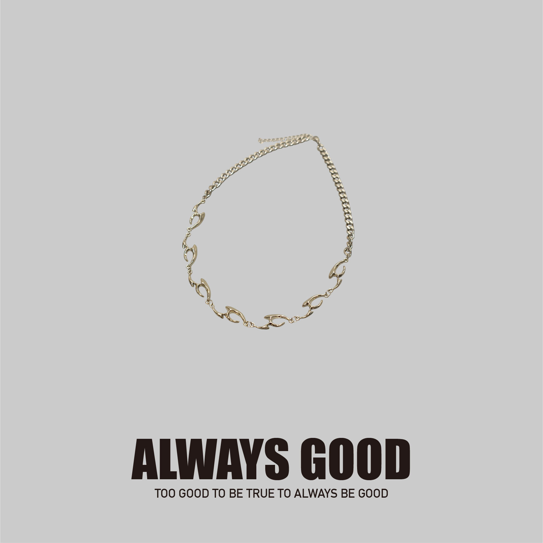 『Always_Good』異形 拼接 項鍊