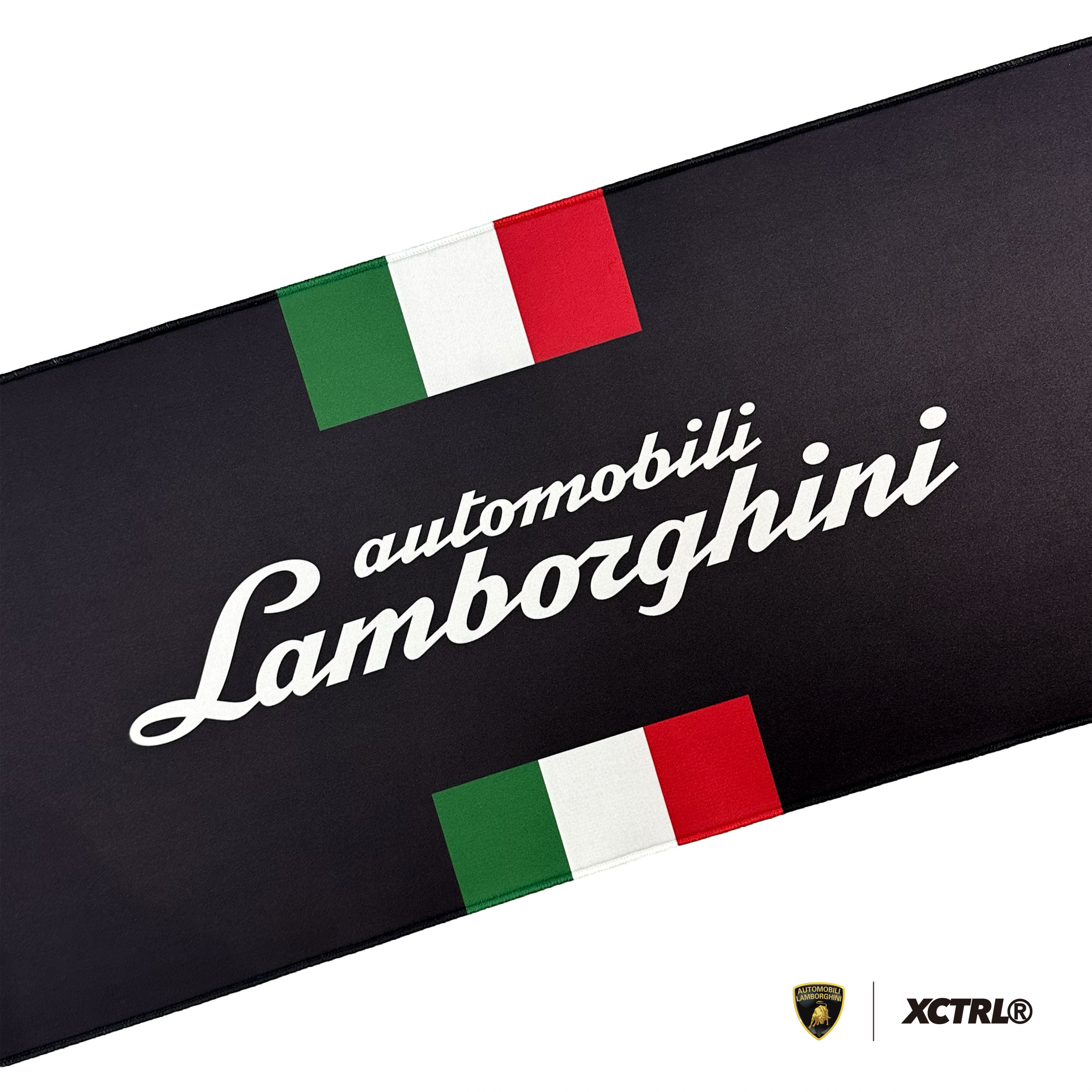 XCTRL®┃Lamborghini 聯名標誌滑鼠桌墊┃辦公電腦 電競
