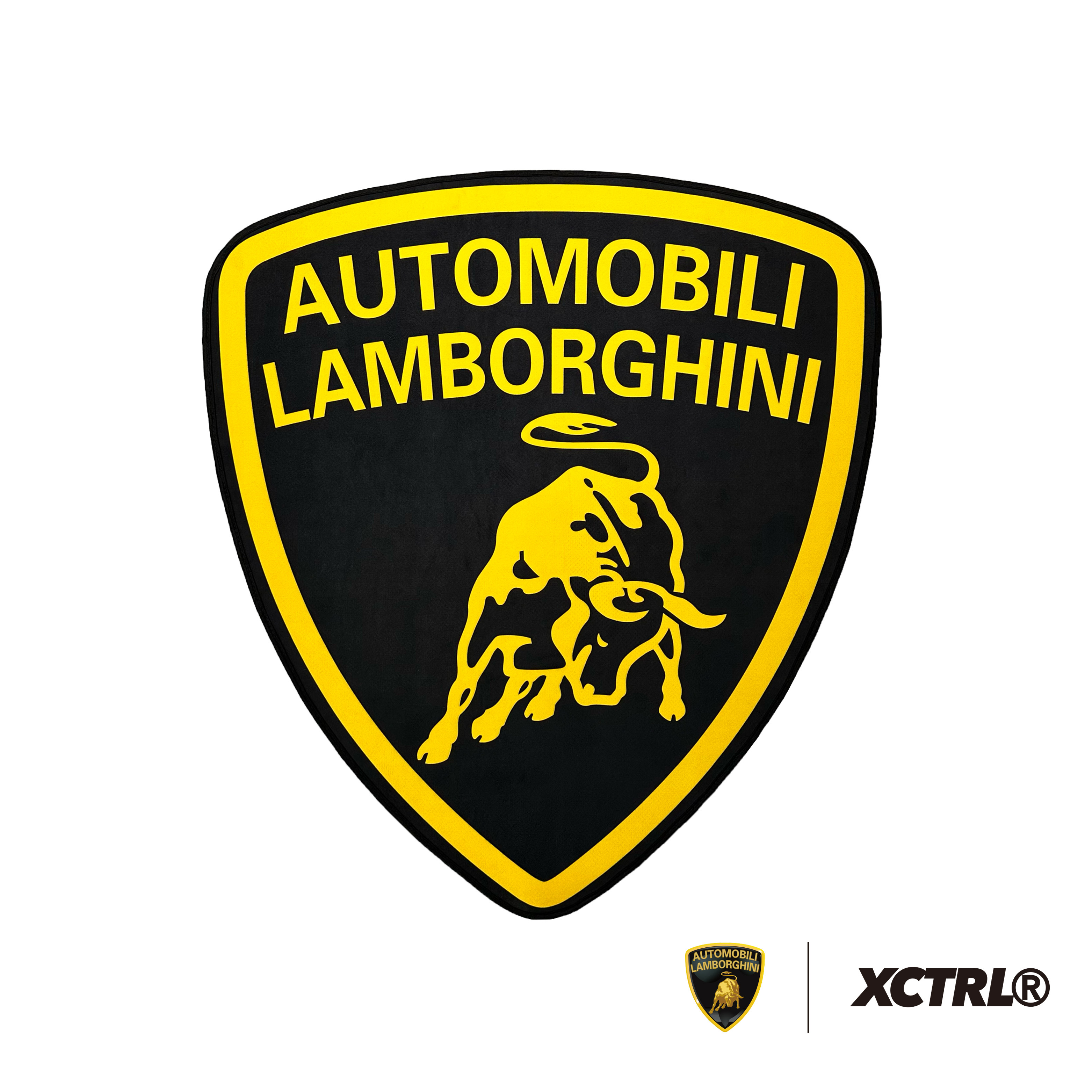 XCTRL®┃Lamborghini 徽章標誌多功能地墊┃居家 防滑吸水