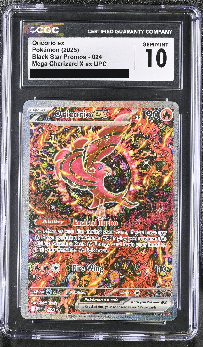 [CGCGM10] Black Star Promo - 024 Oricorio ex (花舞鳥ex SAR)