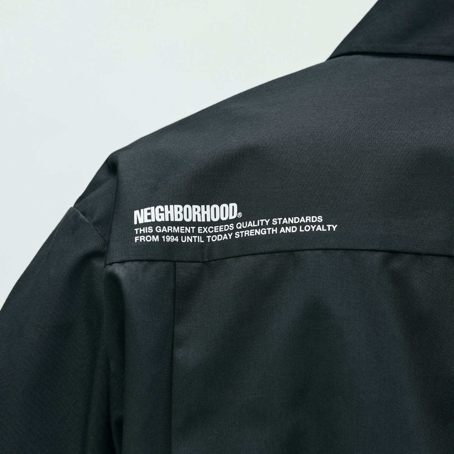 -(B3b04)-NEIGHBORHOOD  CLASSIC WORK SHIRT SS-1 工作 短袖 襯衫 黑色-261TSNH-SHM02