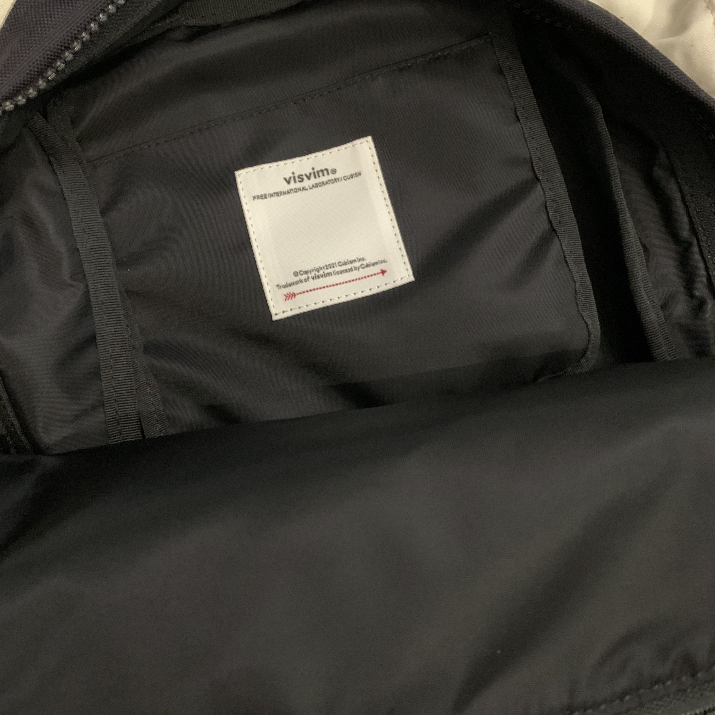 VISVIM 2026 CORDURA RUCKSACK 18L BACKPACK - BLACK