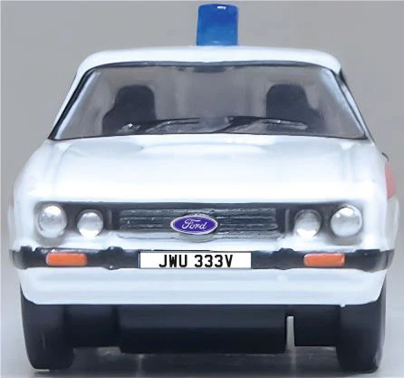 Oxford NCAP007 1:148 Ford Capri MkIII 默西賽德郡警察巡邏車