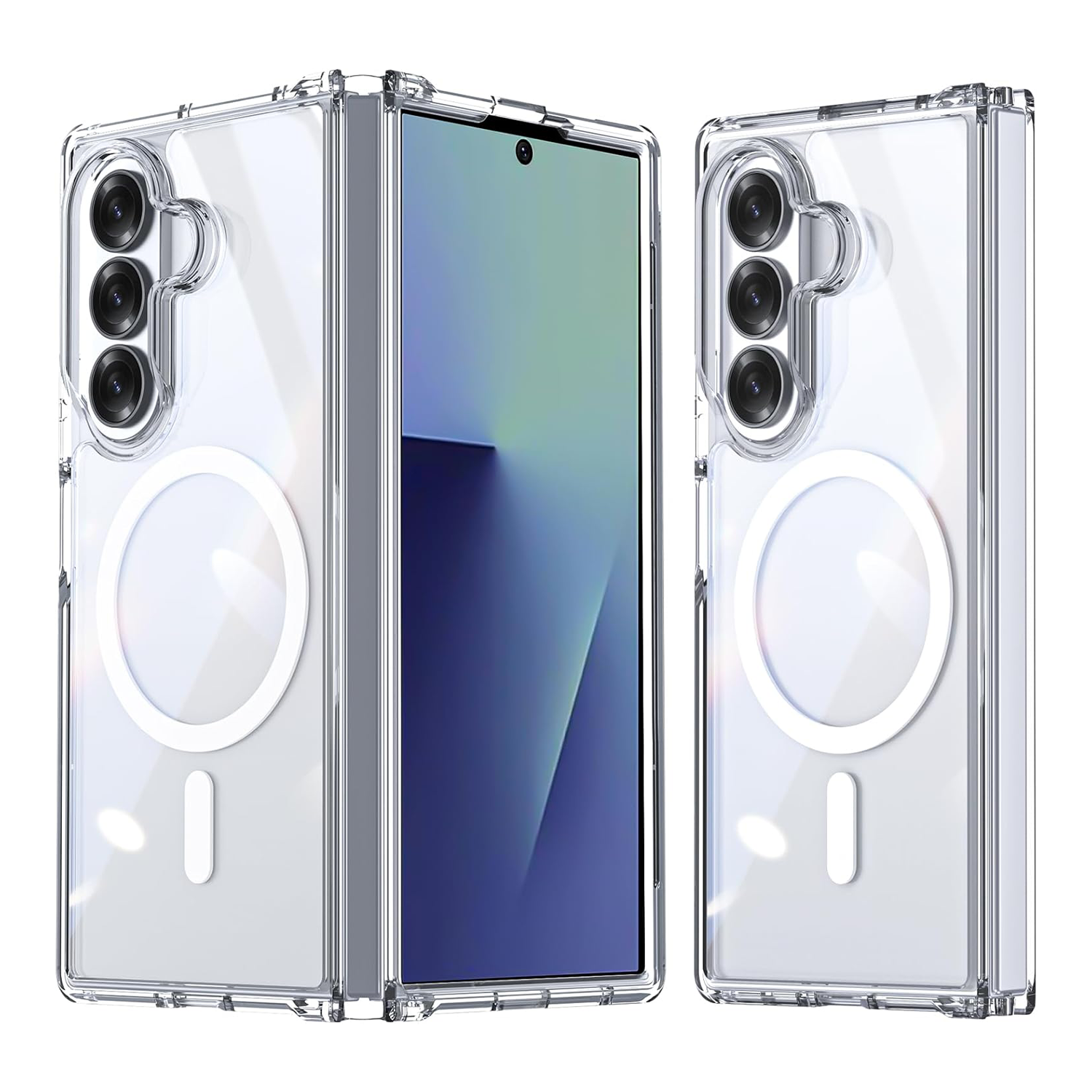XPRO - Mag Omni Clear - Samsung Z Fold 8 Ultra Case  一體式透明磁吸高度防撞手機硬殼