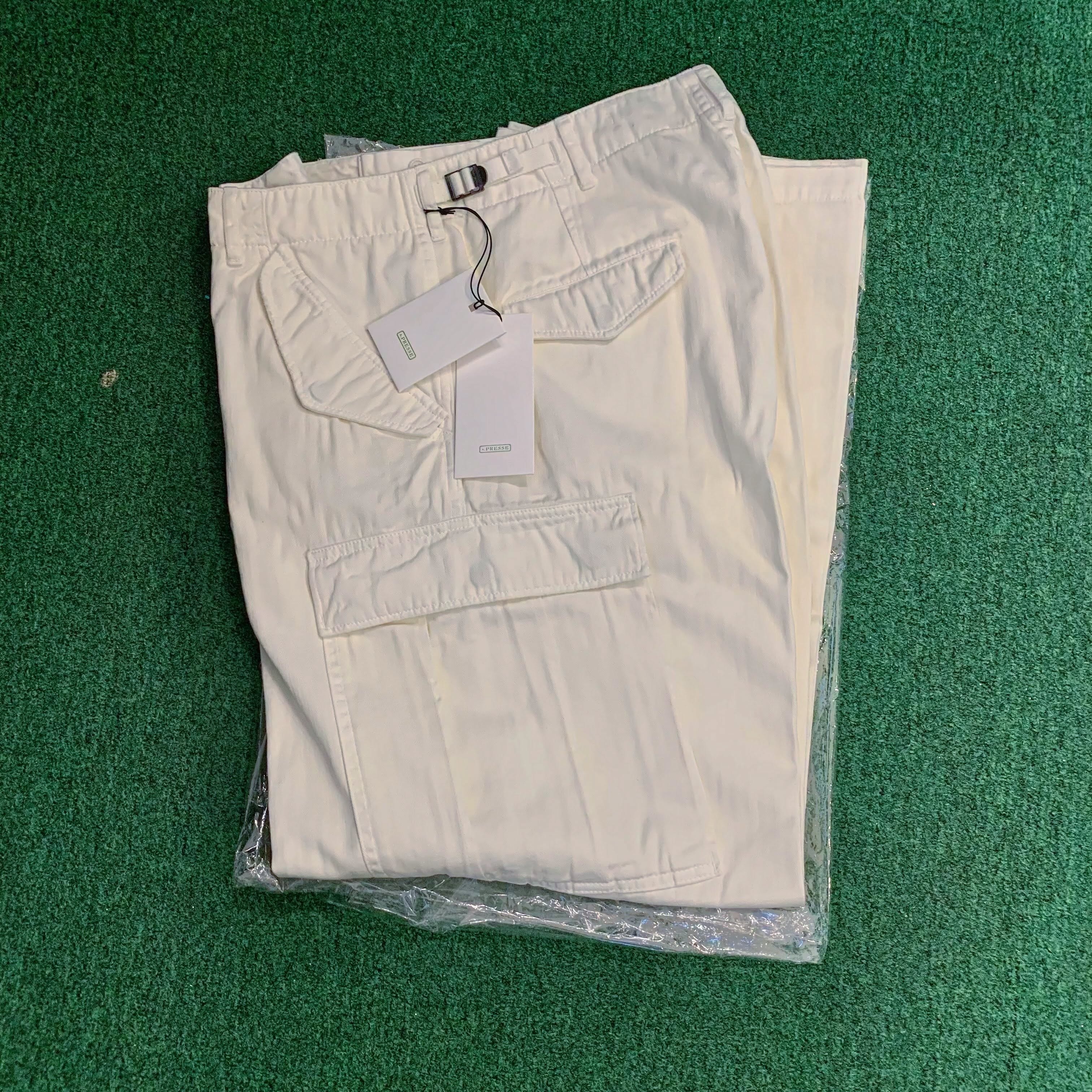 A.PRESSE 2026 VINTAGE US ARMY M-51 FIELD PANTS - WHITE SIZE 2