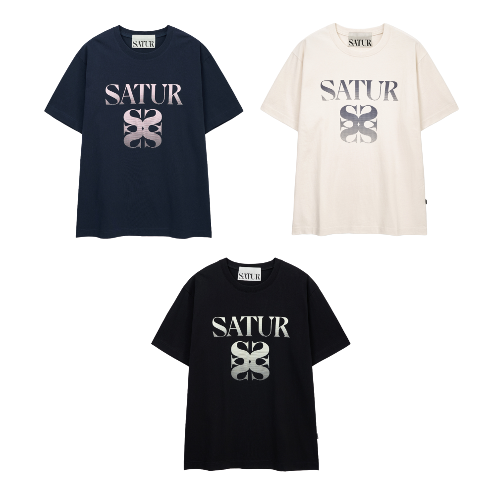 【17】SATUR Gradient Big Logo T-Shirt - (6個尺碼 / 2色選擇)