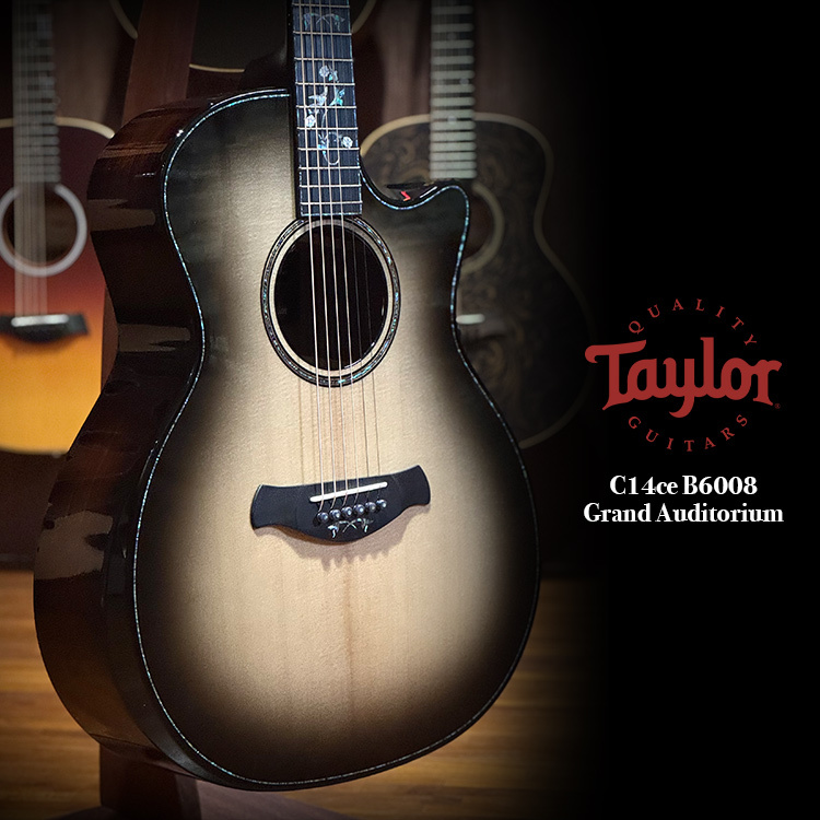 Taylor Custom C14ce B6008 Grand Auditorium - Lutz Spruce/Indian Rosewood