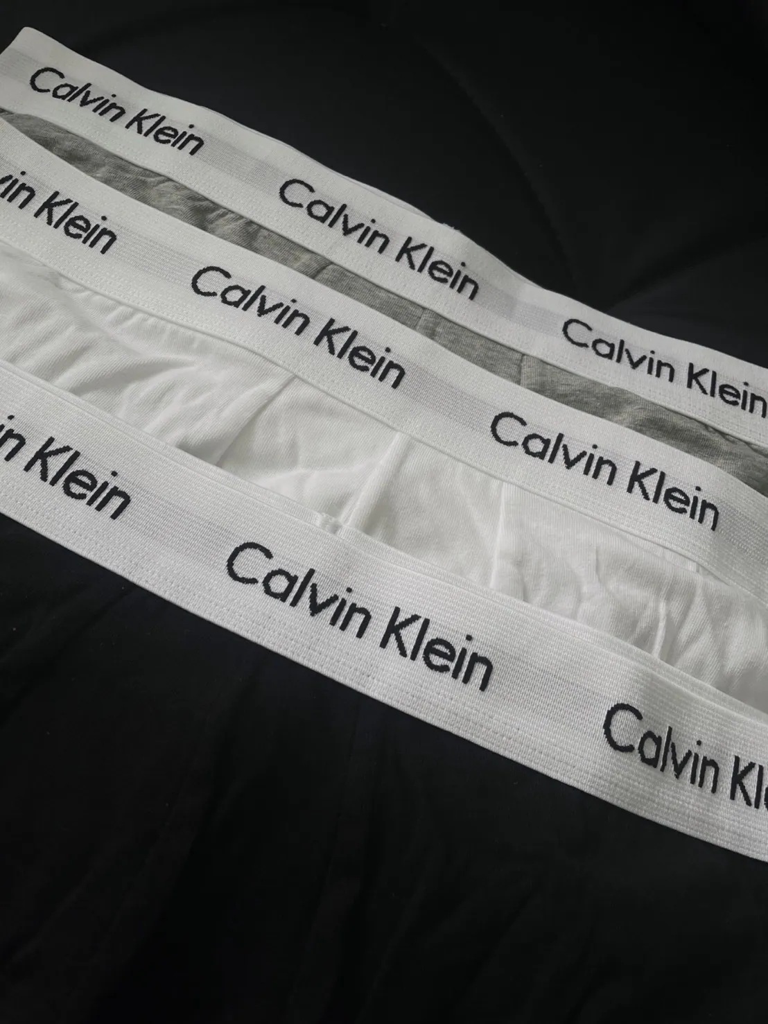 【逢甲 FUZZY】CALVIN KLEIN 經典款 CK 低腰 棉質透氣 內褲 男款 3入裝 6入裝 黑 白 灰