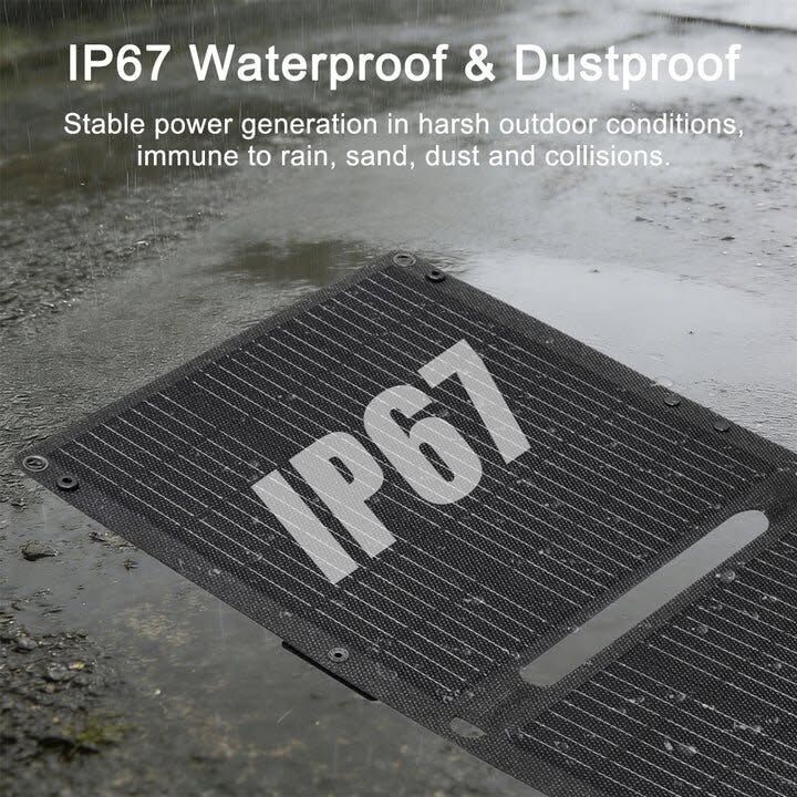 Lensunsolar 60W Waterproof Foldable Solar Panel