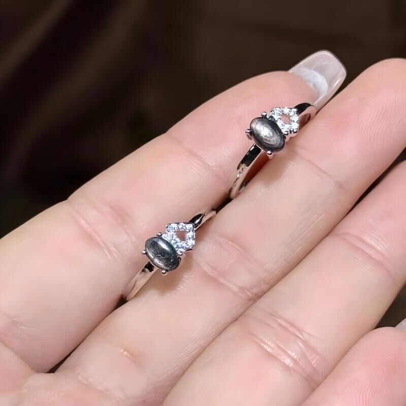 CNAG0705-220 JZ1881【GSJ】金運石戒指 約6mm 隨機紋理款一件 (B1)