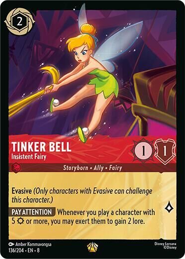 Reign of Jafar - 136/204 Tinker Bell - Insistent Fairy L