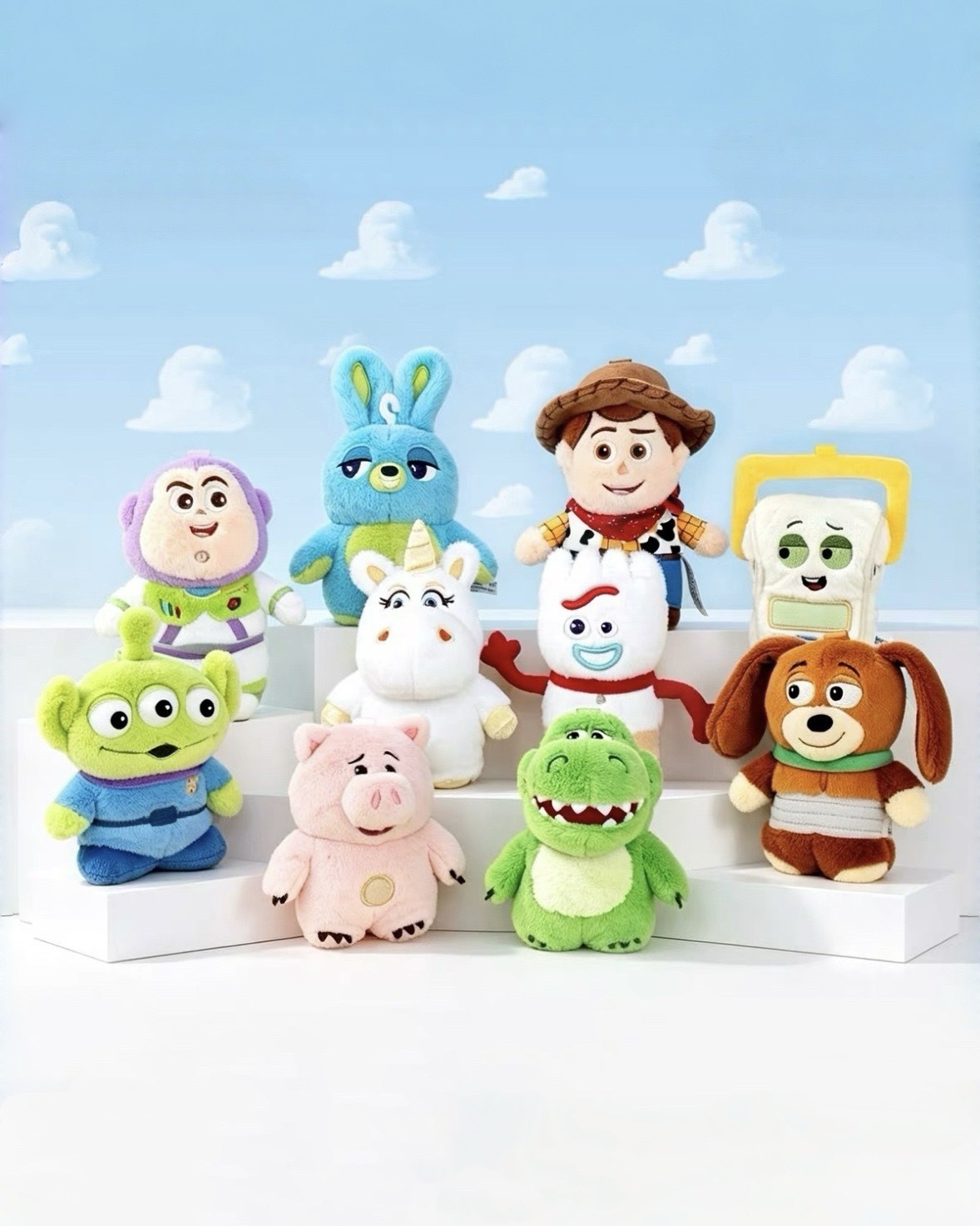 Disney 迪士尼 玩具總動員5 Q版 毛絨 掛件 耳機包