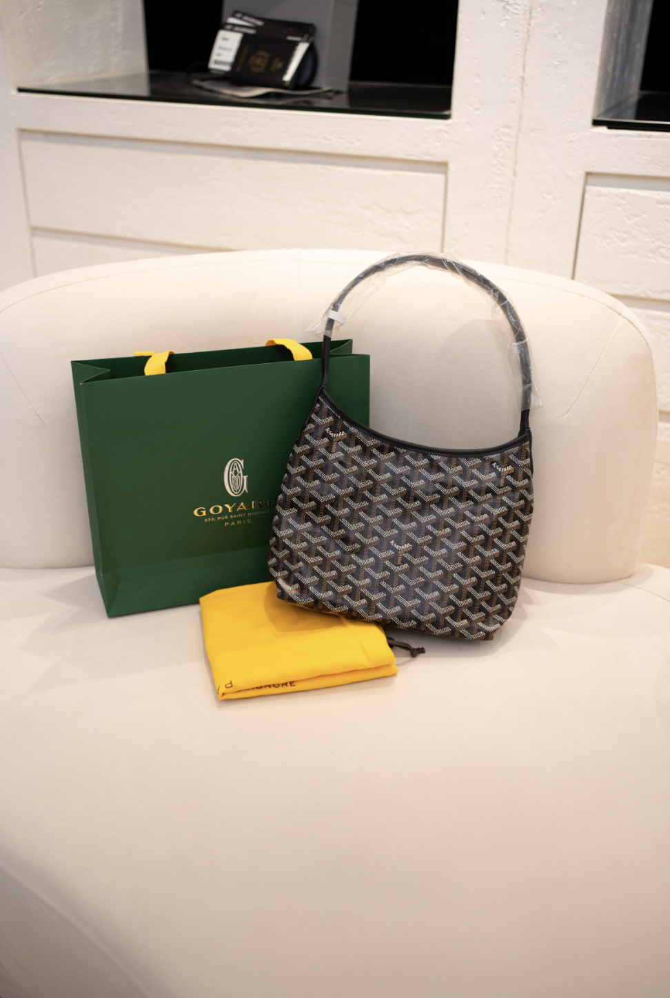 Goyard Mini Boheme Hobo Black 黑色