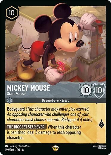 Reign of Jafar - 199/204 Mickey Mouse - Giant Mouse L