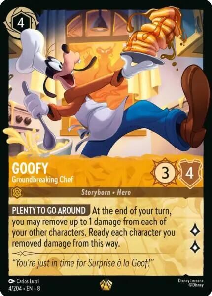 Reign of Jafar - 4/204 Goofy - Groundbreaking Chef L