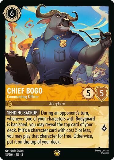 Reign of Jafar - 18/204 Chief Bogo- Commanding Officer L