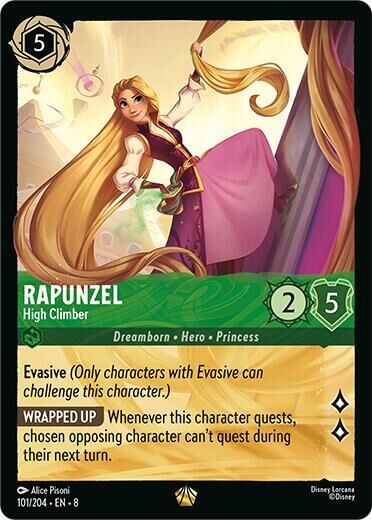 Reign of Jafar - 101/204 Rapunzel - High Climber L