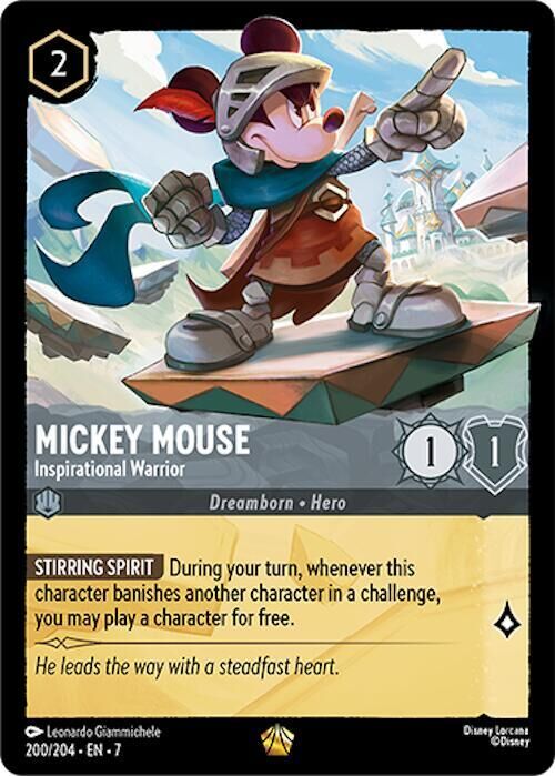 Archazia's Island - 200/204 Mickey Mouse - Inspirational Warrior L