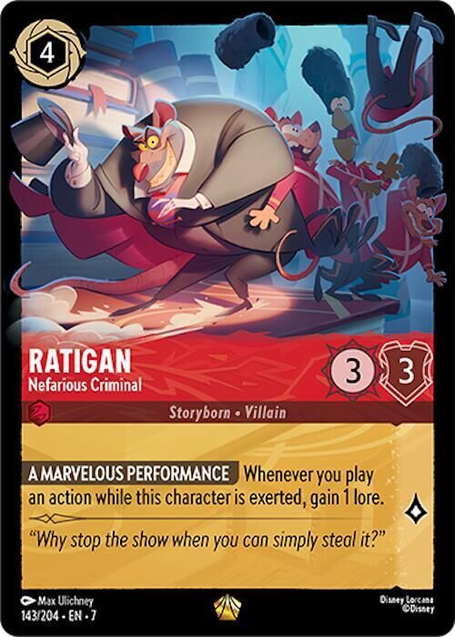 Archazia's Island - 143/204 Ratigan - Nefarious Criminal L