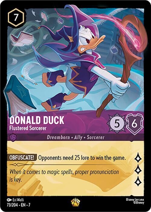 Archazia's Island - 73/204 Donald Duck - Flustered Sorcerer L (Foil)