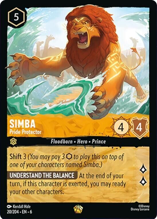 Azurite Sea - 20/204 Simba - Pride Protector L