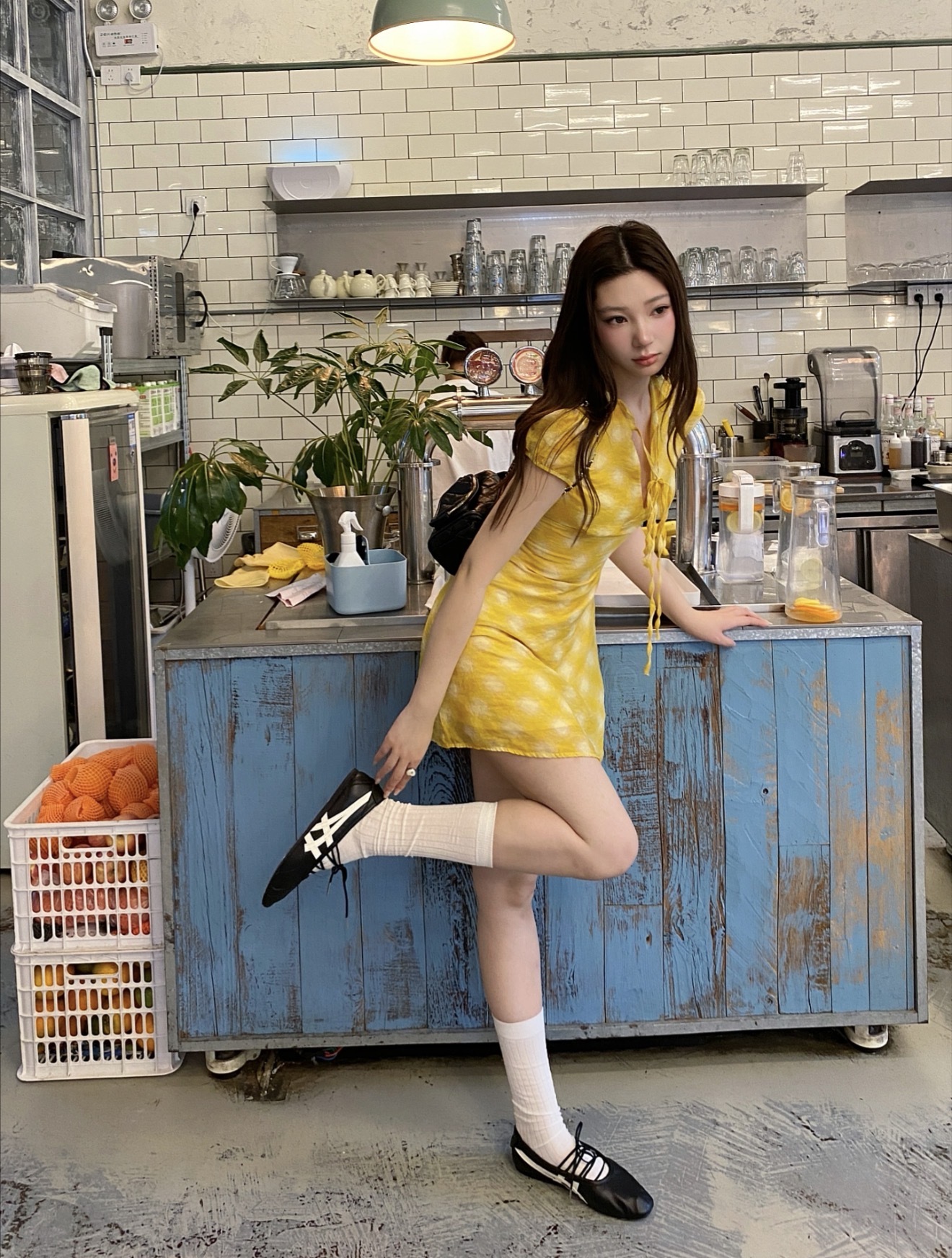 Onitsuka Tiger GYMNARINA 鬼塚虎 黑色芭蕾瑪麗珍鞋