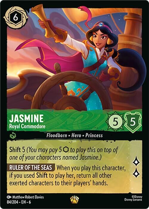 Azurite Sea - 84/204 Jasmine - Royal Commodore L (Foil)