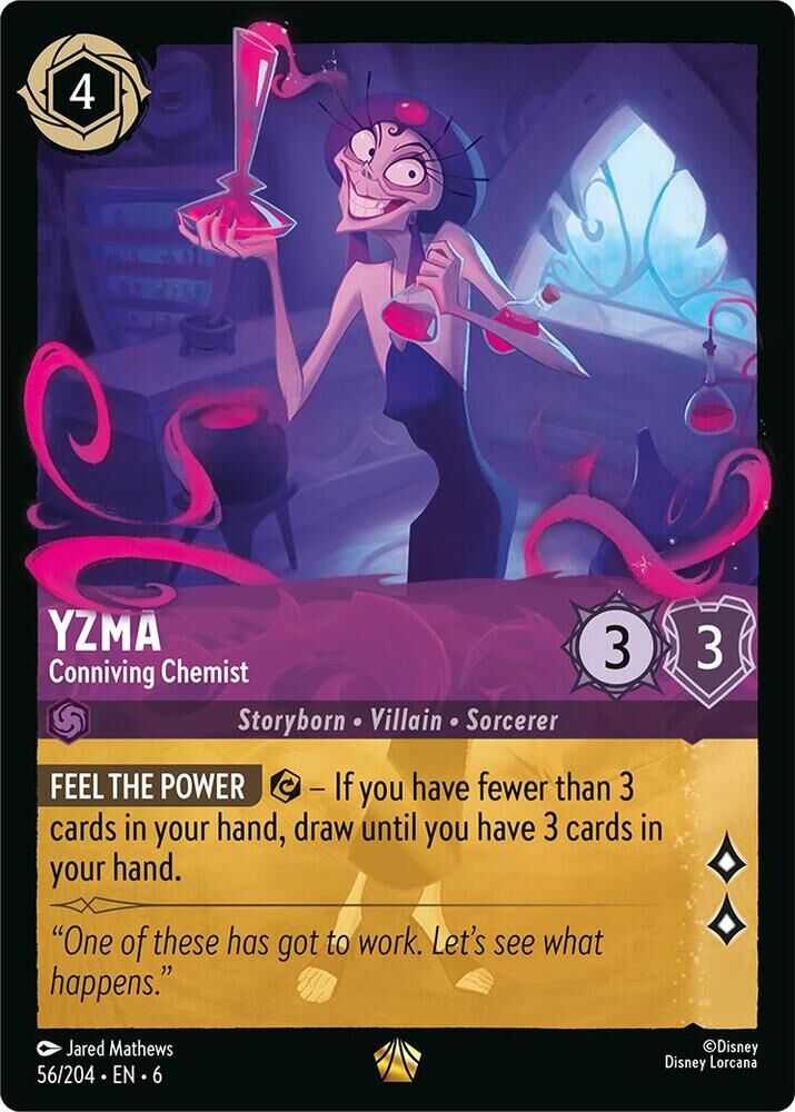 Azurite Sea - 56/204 Yzma - Conniving Chemist L