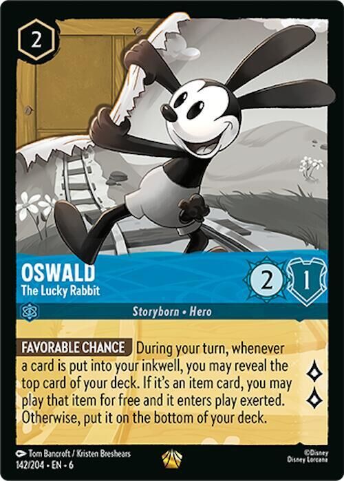 Azurite Sea - 142/204 Oswald - The Lucky Rabbit L