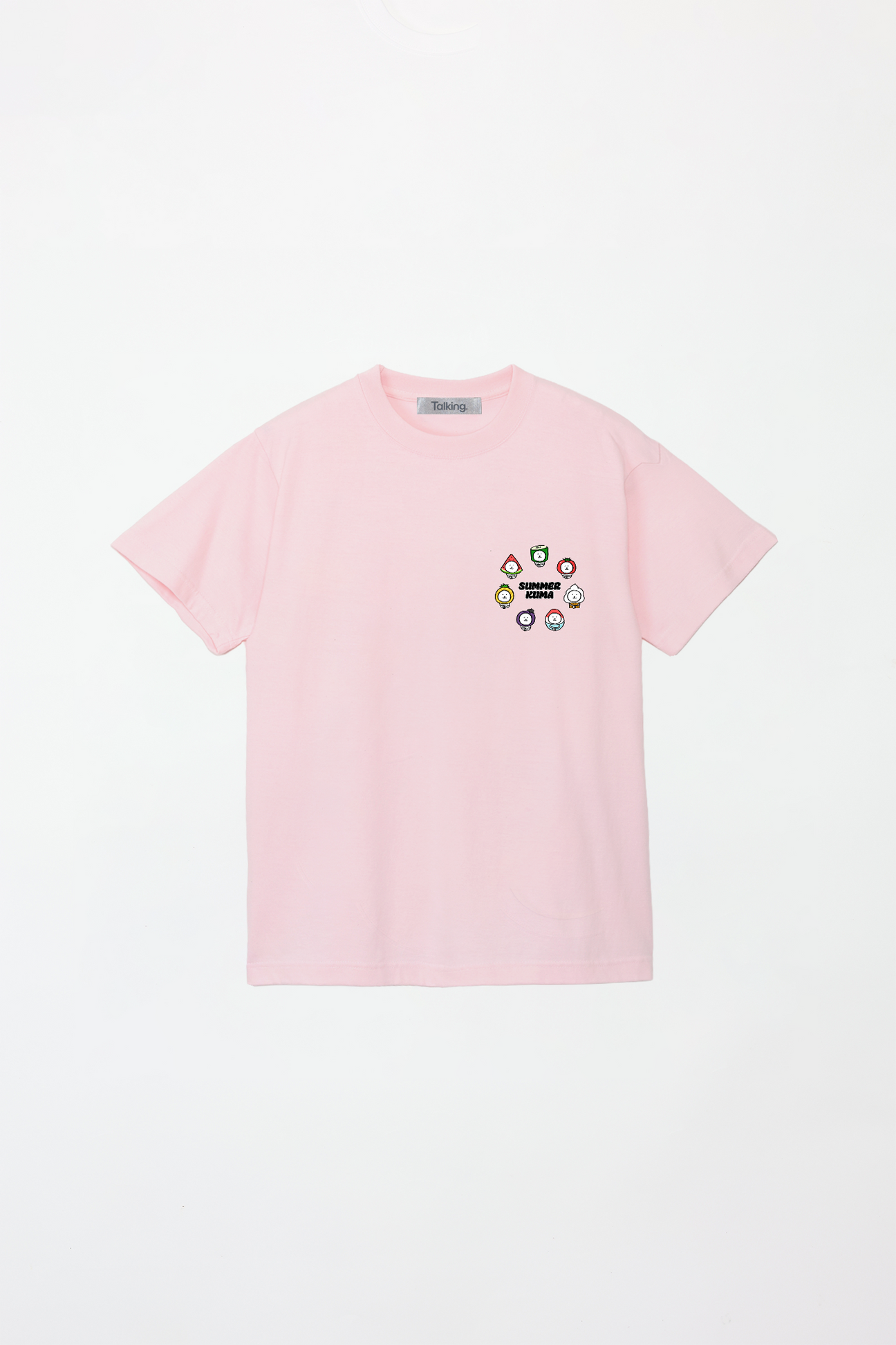 預訂｜白熊 ODM 5.6oz純棉短袖T恤 Summer Kuma 左胸圖案