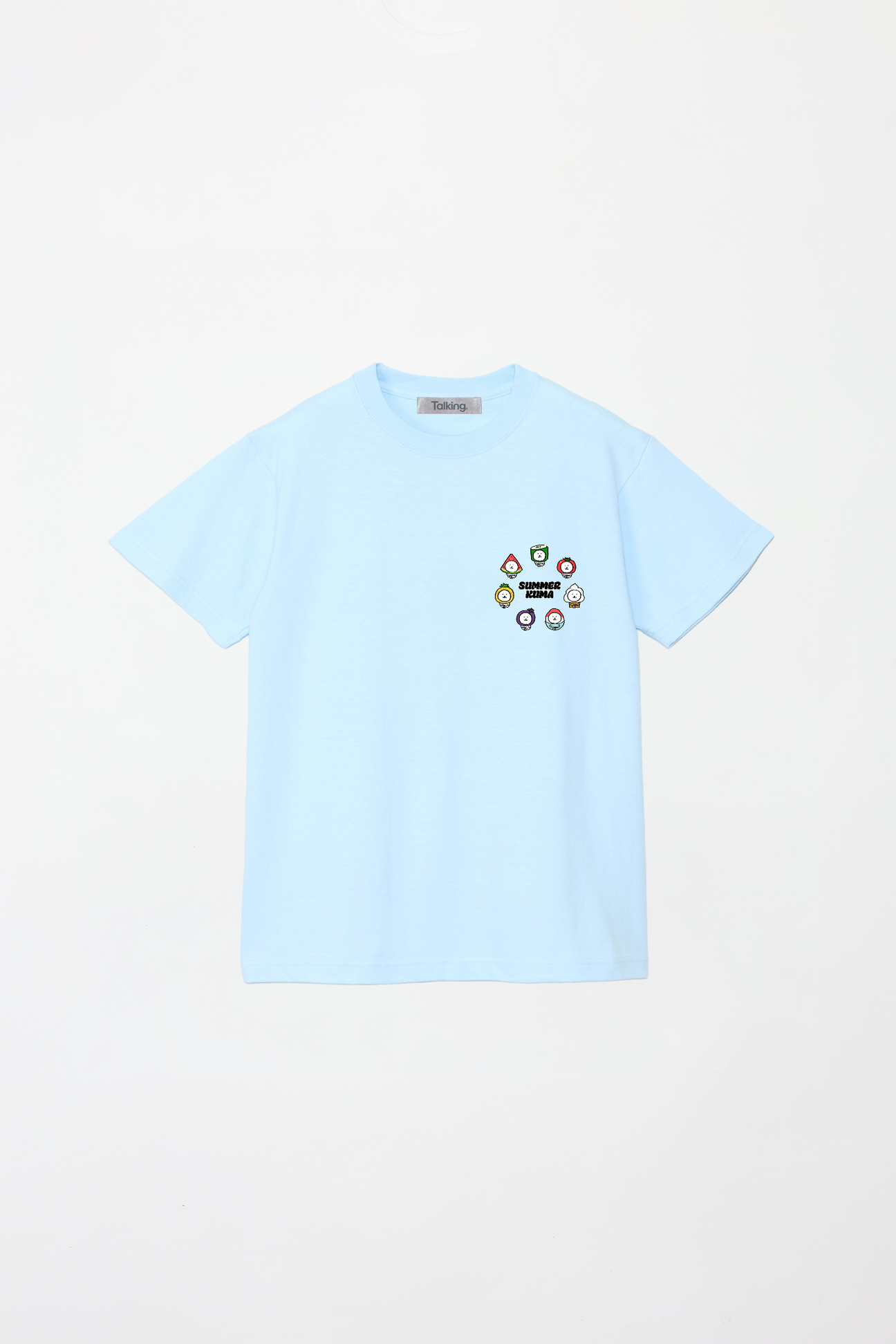預訂｜白熊 ODM 5.6oz純棉短袖T恤 Summer Kuma 左胸圖案