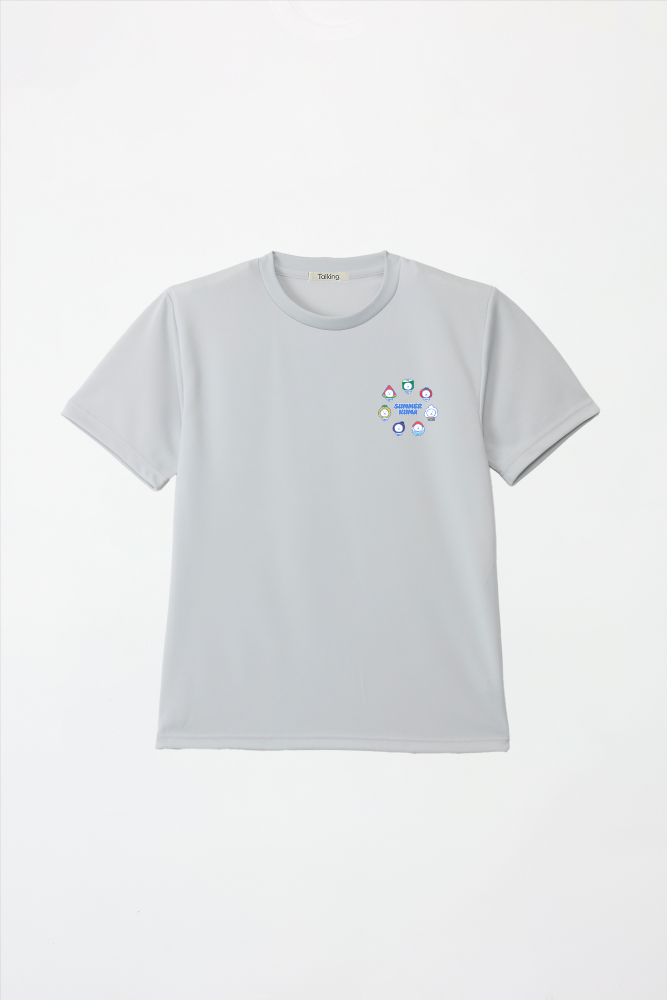 預訂｜白熊 ODM 速乾短袖T恤 Summer Kuma (Blue) 左胸圖案