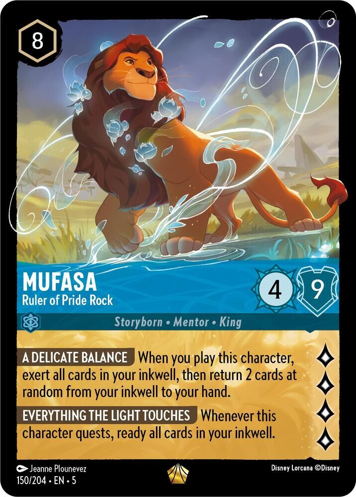 Shimmering Skies - 150/204 Mufasa - Ruler of Pride Rock L