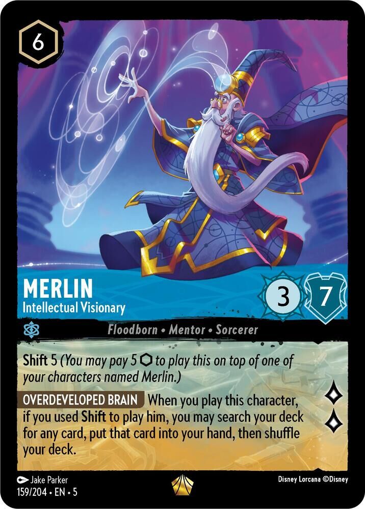 Shimmering Skies - 159/204 Merlin - Intellectual Visionary L