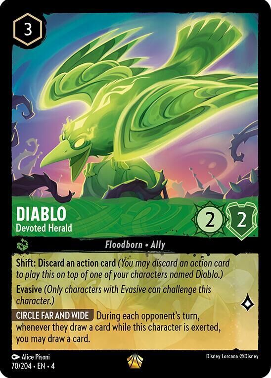 Ursula's Return - 70/204 Diablo - Devoted Herald L (Foil)
