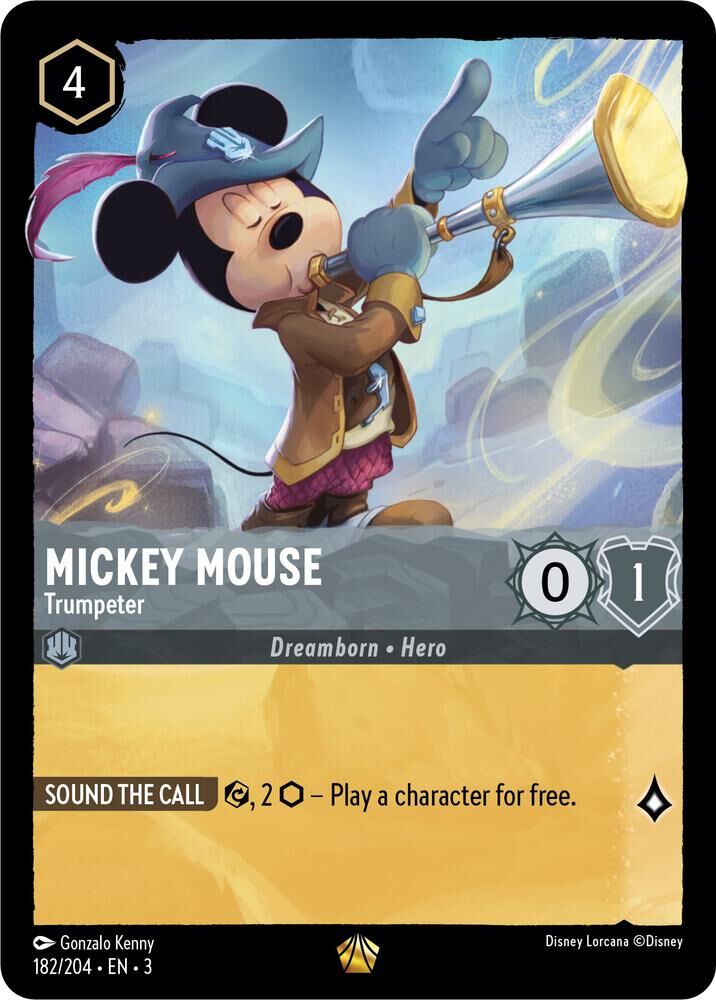 Into the Inklands - 182/204 Mickey Mouse - Trumpeter L