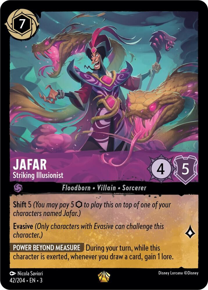 Into the Inklands - 42/204 Jafar - Striking Illusionist L