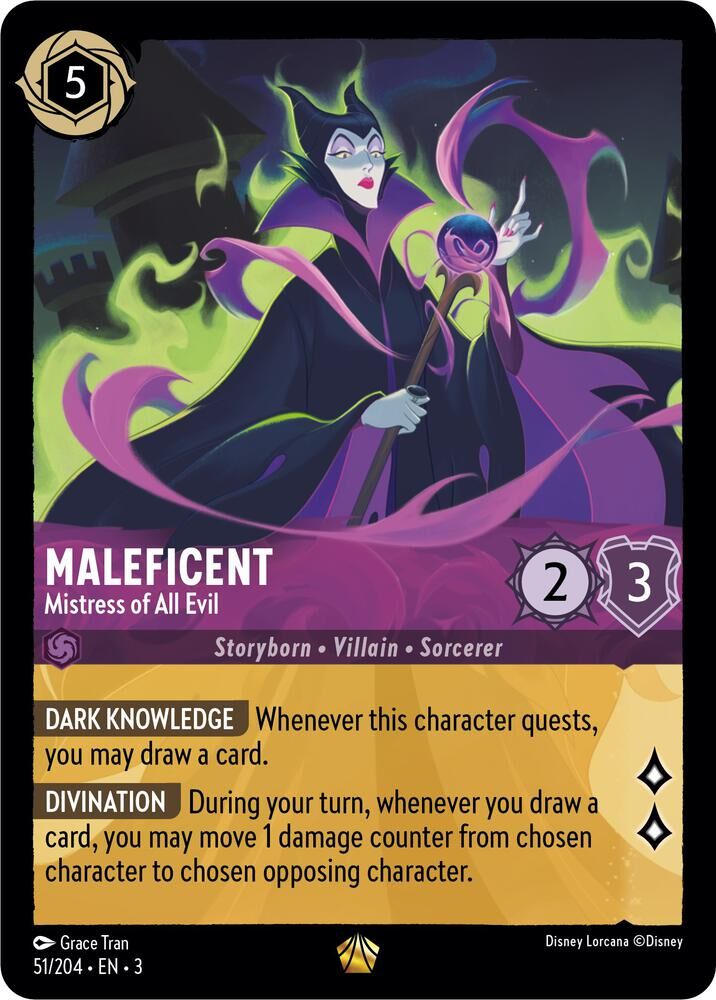 Into the Inklands - 51/204 Maleficent - Mistress of All Evil L