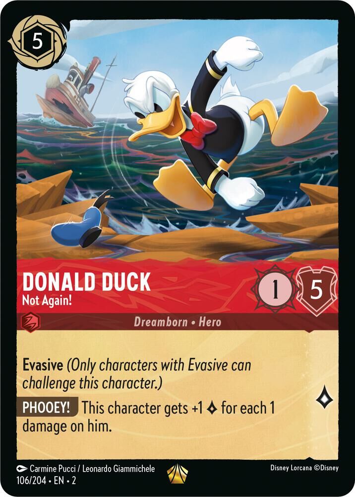 Rise of the Floodborn - 106/204 Donald Duck - Not Again! L